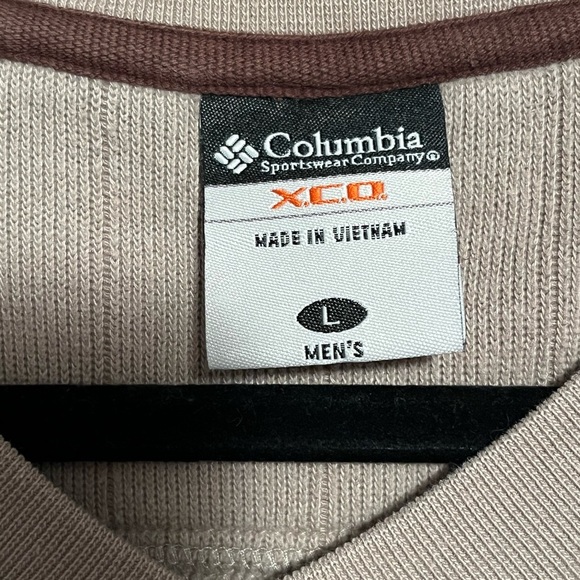 Men’s Columbia XCO Tan Sweater - Picture 5 of 10